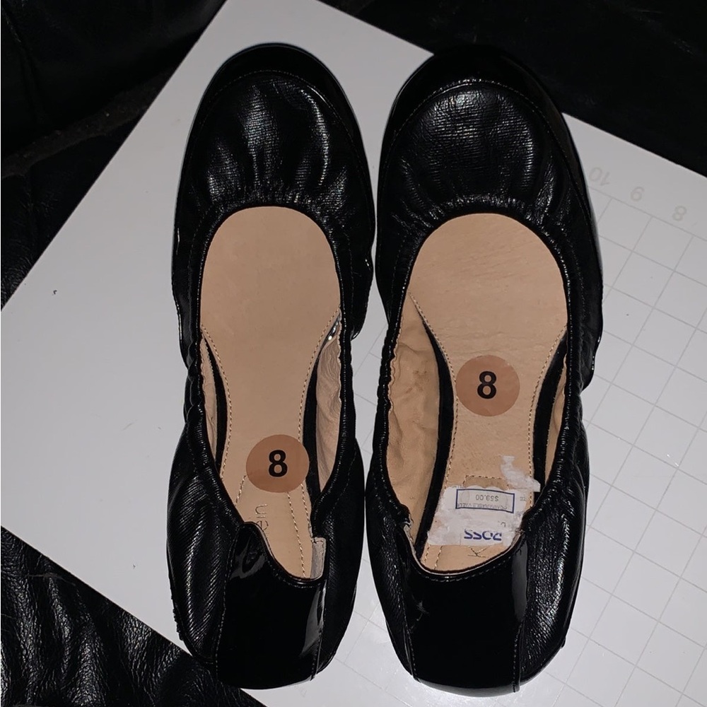 Black Women's Ballet Flats - Picture 3 of 7